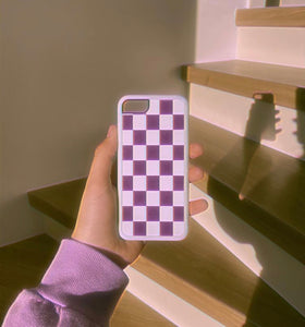 Checkered purple