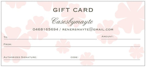 Casesbymayte gift card